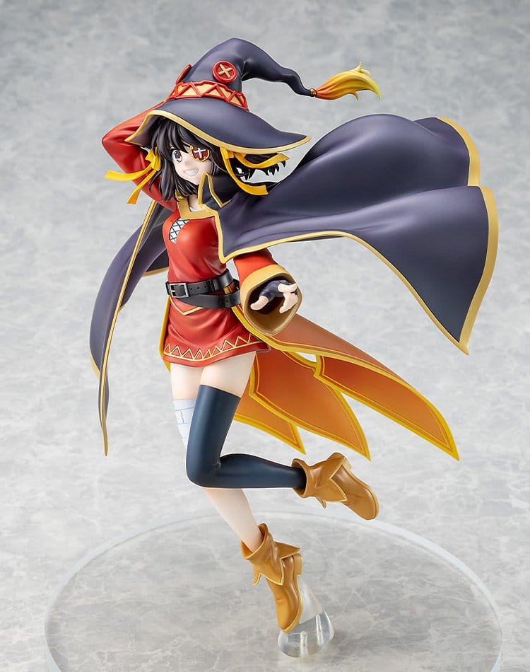 Konosuba x Haruhi Suzumiya figurine PVC 1/7 Haruhi Suzumiya Megumin Collaboration Ver. Illustration by Noizi Ito 25 cm