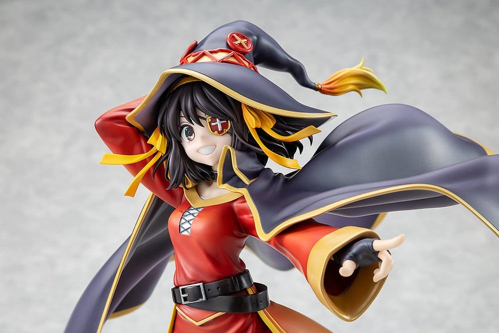 Konosuba x Haruhi Suzumiya figurine PVC 1/7 Haruhi Suzumiya Megumin Collaboration Ver. Illustration by Noizi Ito 25 cm