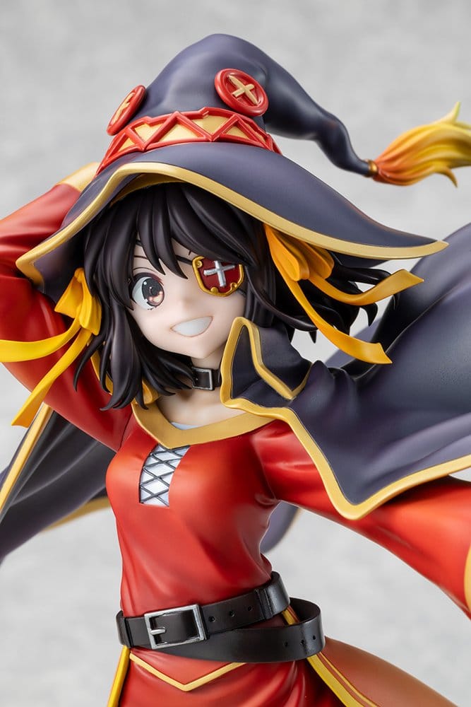Konosuba x Haruhi Suzumiya figurine PVC 1/7 Haruhi Suzumiya Megumin Collaboration Ver. Illustration by Noizi Ito 25 cm
