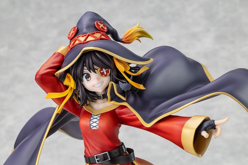 Konosuba x Haruhi Suzumiya figurine PVC 1/7 Haruhi Suzumiya Megumin Collaboration Ver. Illustration by Noizi Ito 25 cm