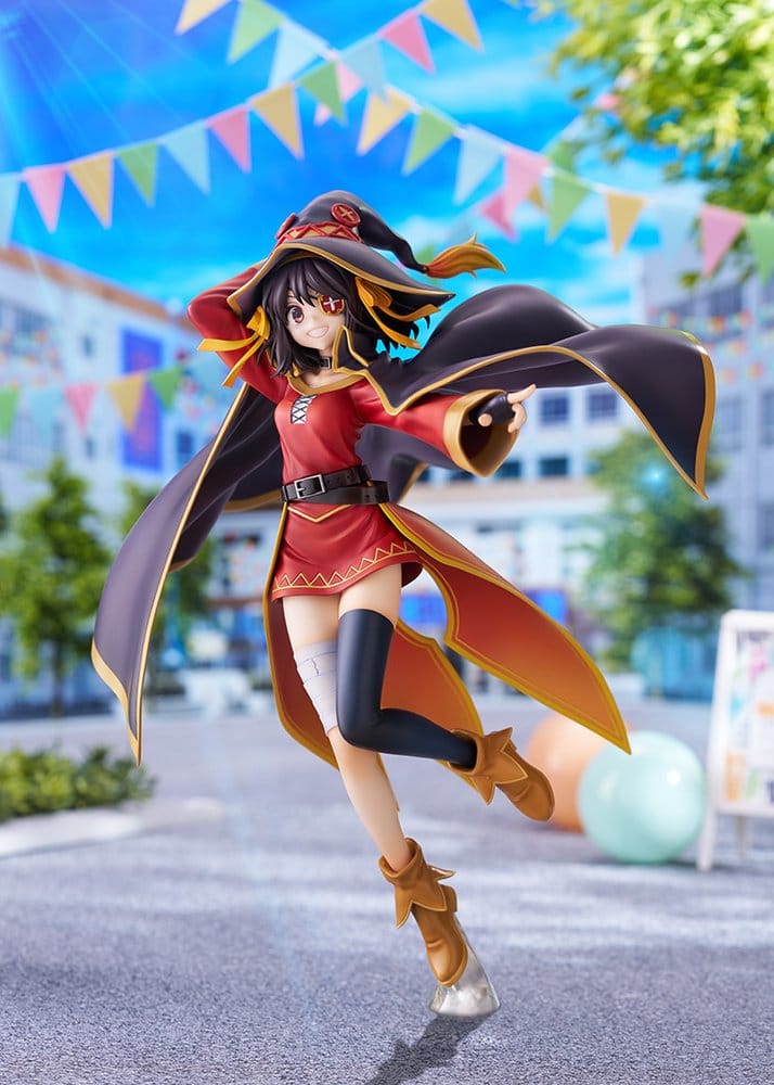 Konosuba x Haruhi Suzumiya figurine PVC 1/7 Haruhi Suzumiya Megumin Collaboration Ver. Illustration by Noizi Ito 25 cm