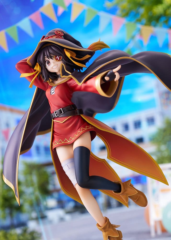 Konosuba x Haruhi Suzumiya figurine PVC 1/7 Haruhi Suzumiya Megumin Collaboration Ver. Illustration by Noizi Ito 25 cm