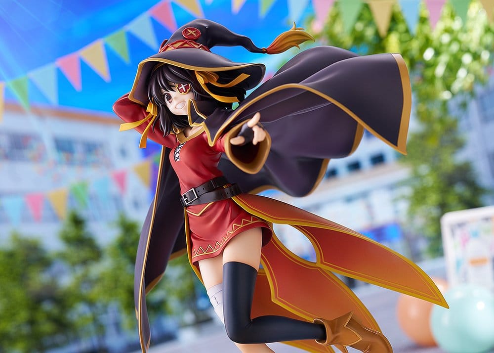 Konosuba x Haruhi Suzumiya figurine PVC 1/7 Haruhi Suzumiya Megumin Collaboration Ver. Illustration by Noizi Ito 25 cm