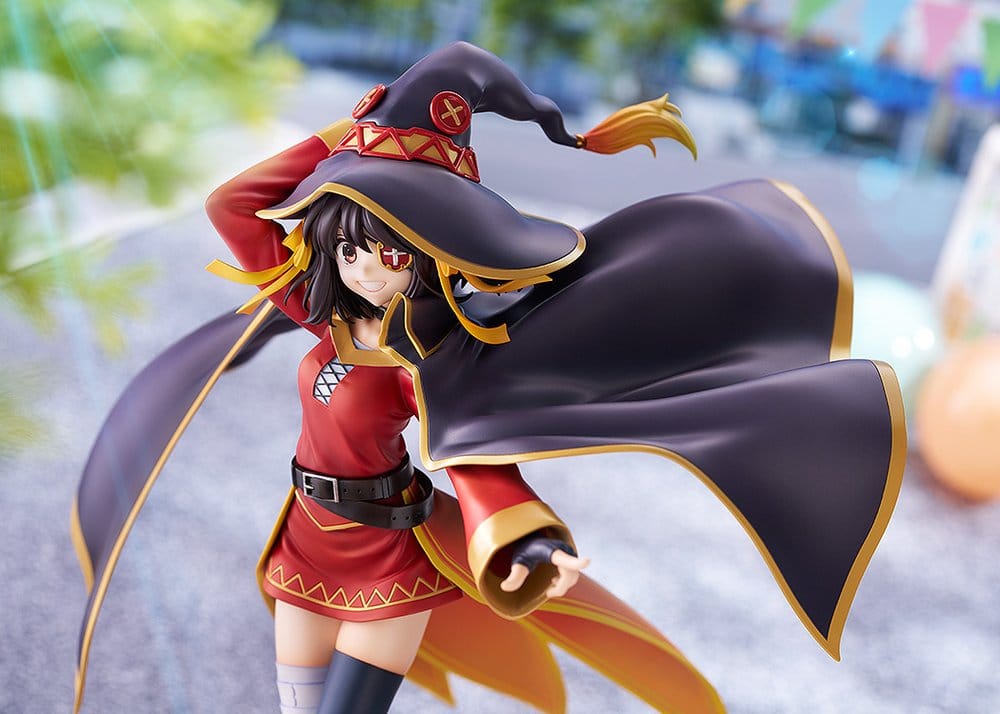 Konosuba x Haruhi Suzumiya figurine PVC 1/7 Haruhi Suzumiya Megumin Collaboration Ver. Illustration by Noizi Ito 25 cm