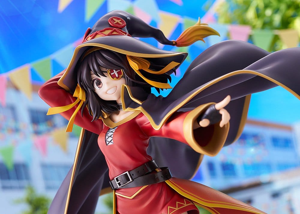 Konosuba x Haruhi Suzumiya figurine PVC 1/7 Haruhi Suzumiya Megumin Collaboration Ver. Illustration by Noizi Ito 25 cm