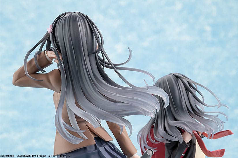 Rascal Does Not Dream of a Knapsack Kid statuette PVC Mai Sakurajima High School Graduation Ver. & Knapsack Kid 19 cm