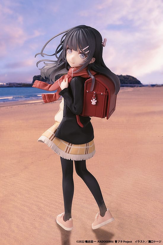Rascal Does Not Dream of a Knapsack Kid statuette PVC Mai Sakurajima High School Graduation Ver. & Knapsack Kid 19 cm