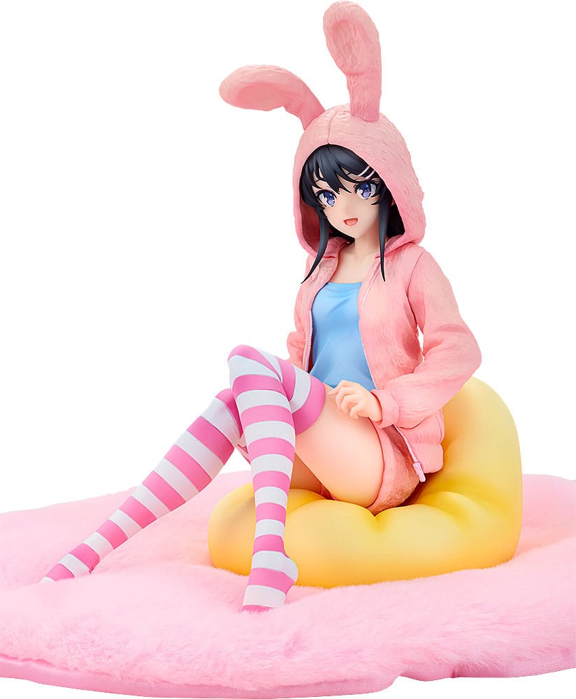 Rascal Does Not Dream of a Knapsack Kid statuette PVC 1/7 Mai Sakurajima Hoodie Look Rabbit Ears Ver. 18 cm