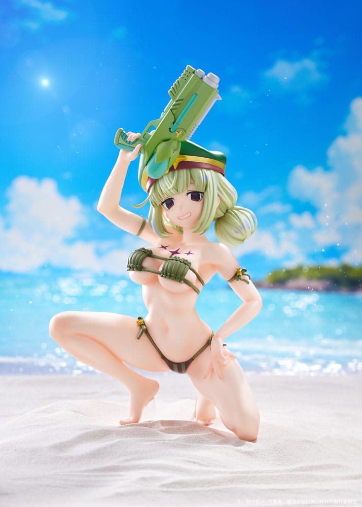 Gushing over Magical Girls statuette 1/6 Leoparde Swimsuit Ver. 22 cm
