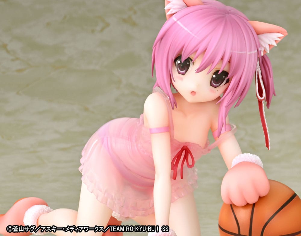 Ro-Kyu-Bu: Fast Break! statuette PVC 1/7 Tomoka Minato Kemomimi Lingerie Ver. 18 cm
