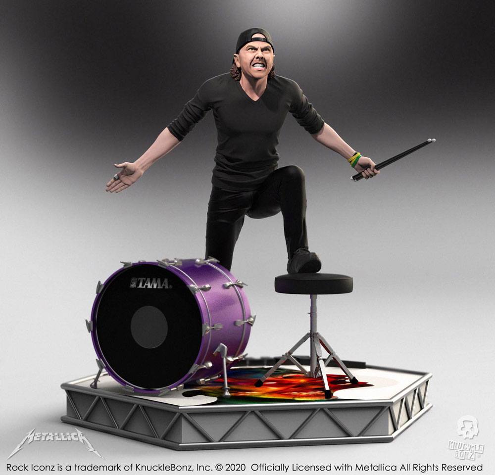 Metallica statuette Rock Iconz Lars Ulrich Limited Edition 22 cm