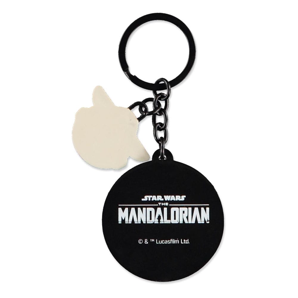 Star Wars: The Mandalorian porte-clés caoutchouc Mandalorian & Grogu