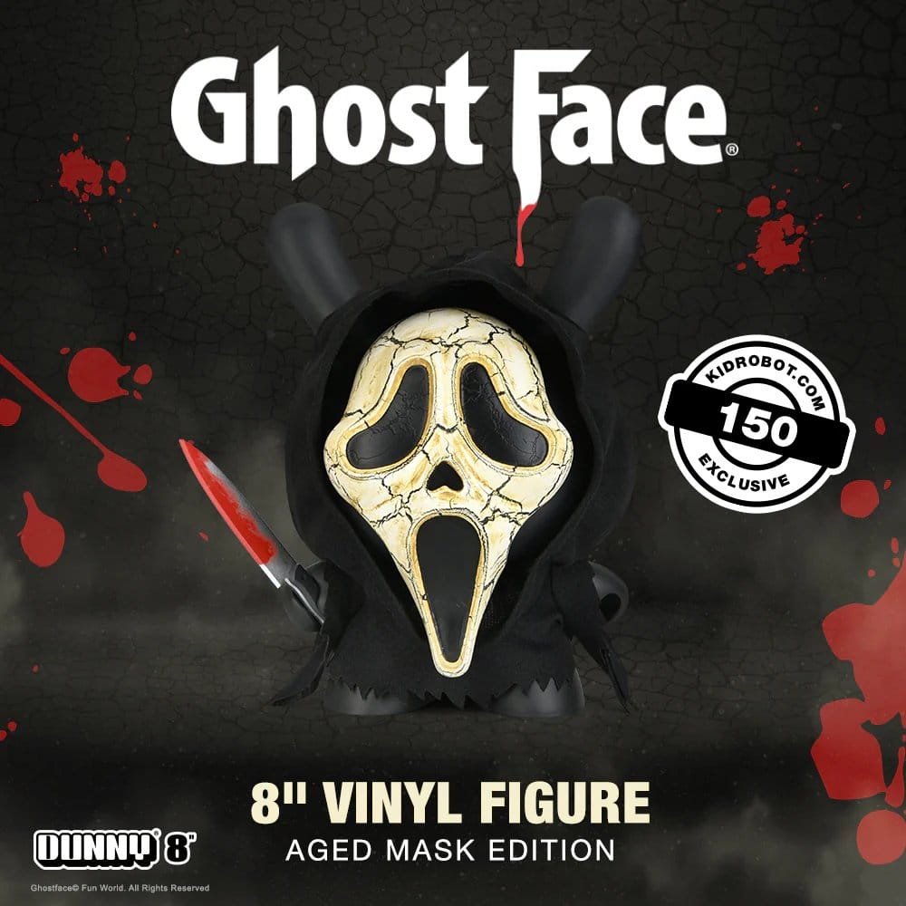 Ghost Face Dunny Art Toy Vinyl figurine Aged Mask Edition 20 cm