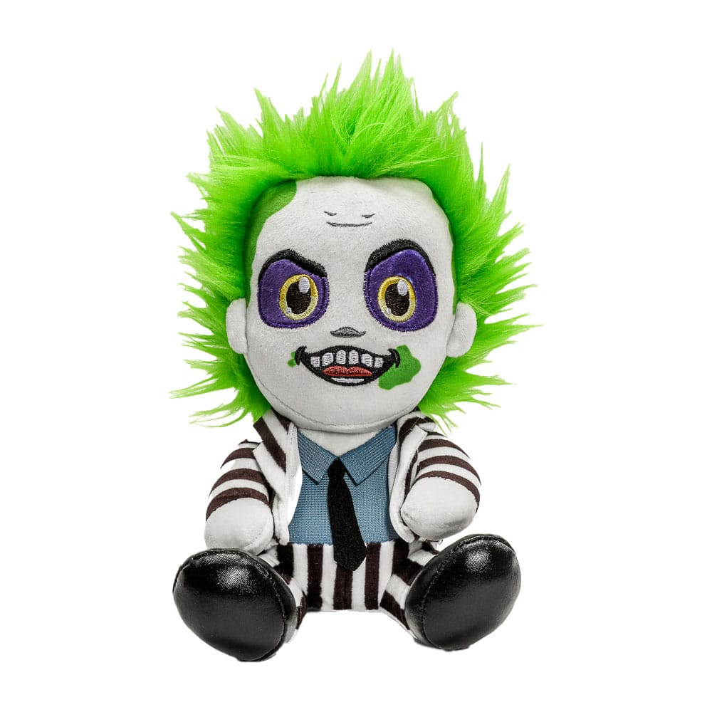 Beetlejuice peluche Phunny Beetlejuice Sitting with Striped Outfit 18 cm