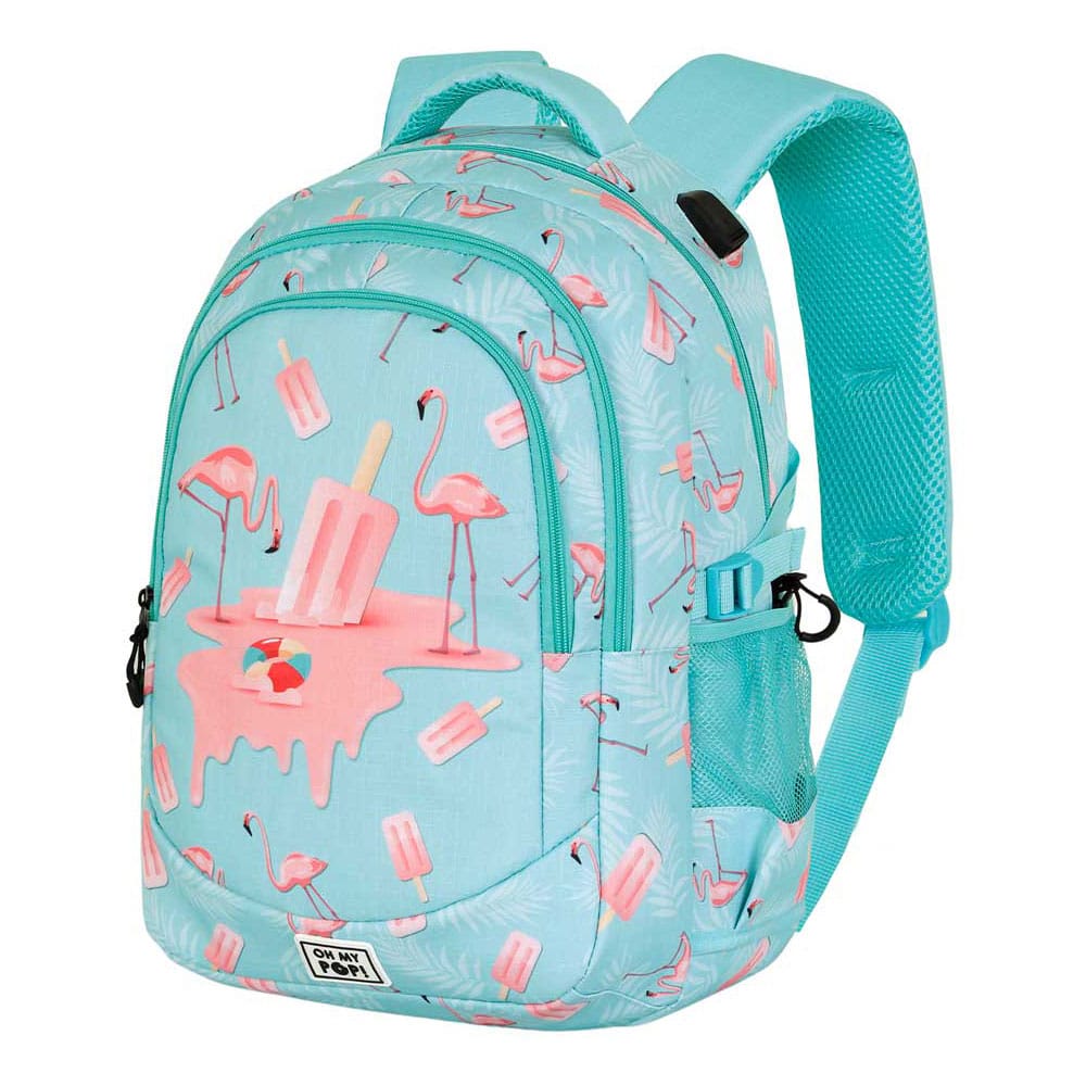 Oh My Pop! sac à dos Plus Running Ice Flamingo