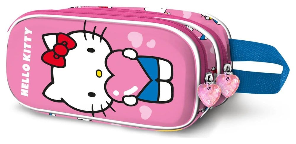 Sanrio 3D Double Trousse Hello Kitty Heart