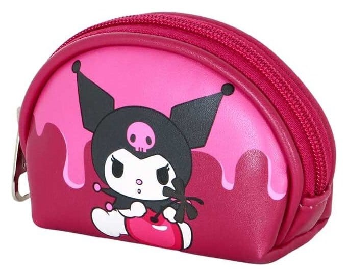 Sanrio Casual Oval Porte-monnaie Kuromi Cherry