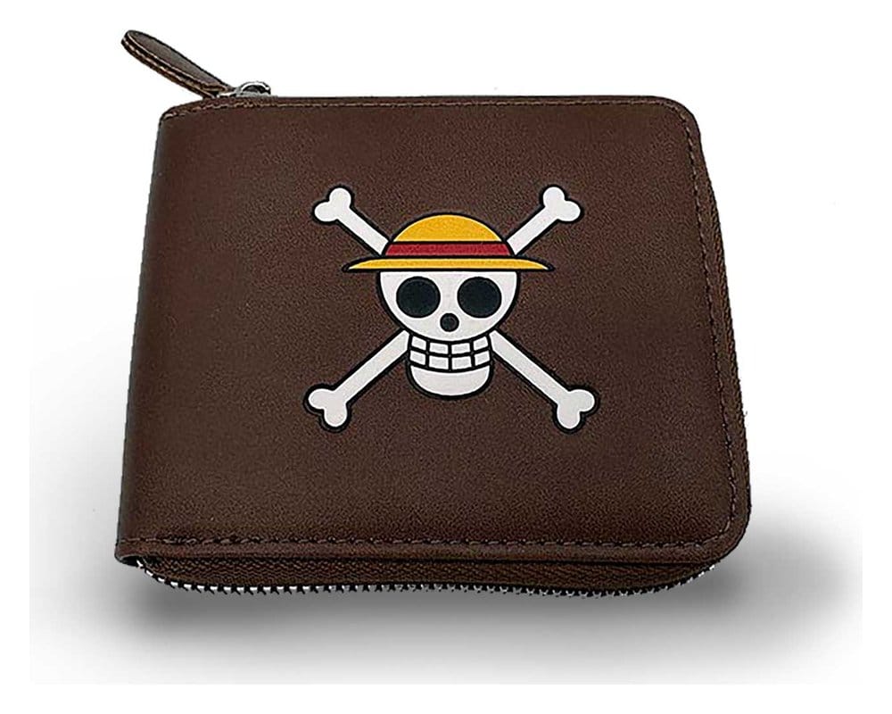 One Piece Portefeuille Man Zip Skull