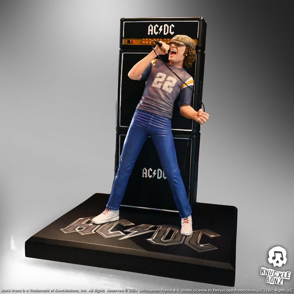 AC/DC statuette Rock Iconz Brian Johnson 23 cm