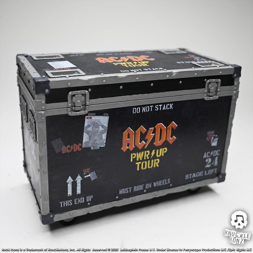 AC/DC statuette Rock Ikonz On Tour PWR UP Tour Road Case