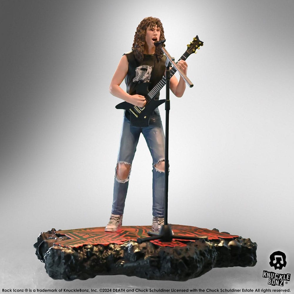 Death statuette Rock Iconz Chuck Schuldiner II 22 cm