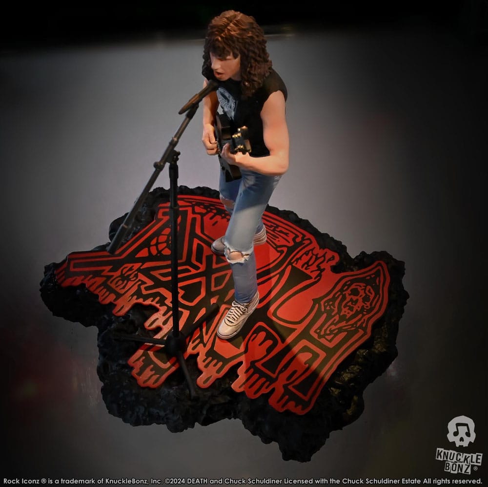 Death statuette Rock Iconz Chuck Schuldiner II 22 cm