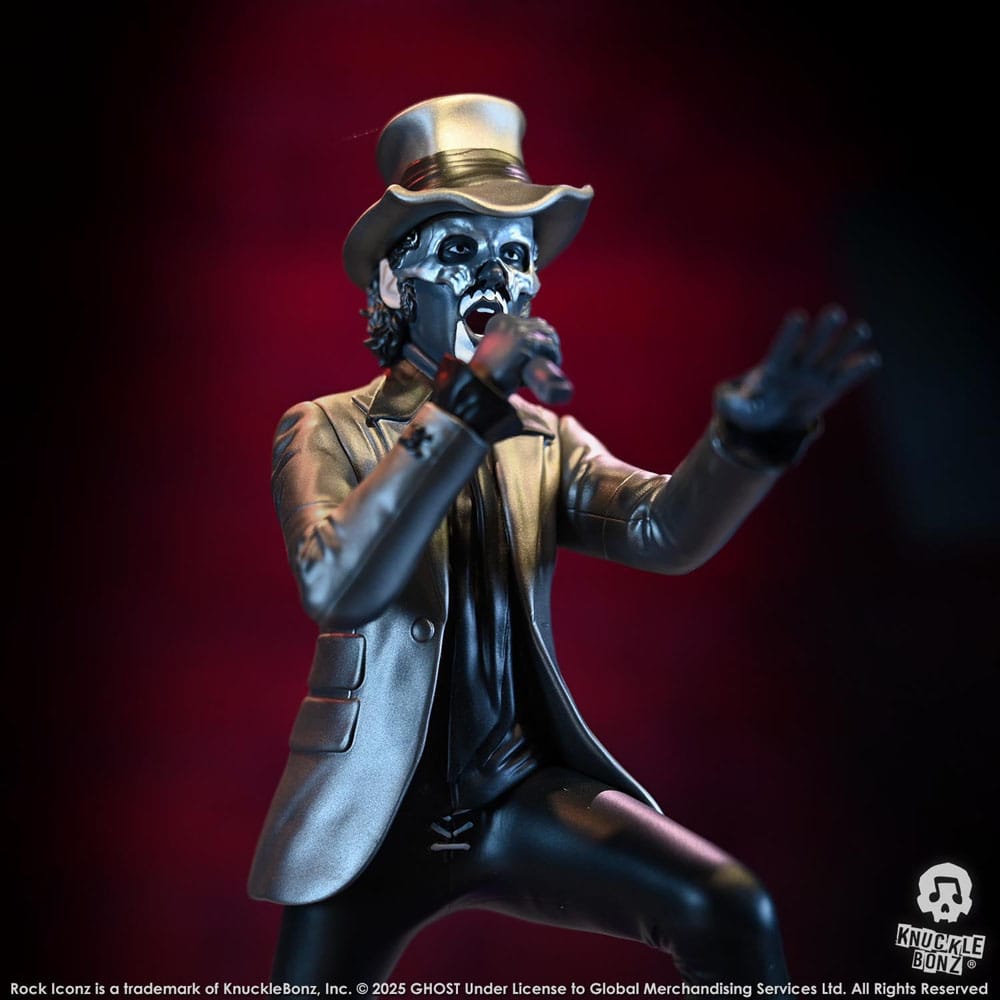 Ghost statuette Rock Iconz Papa V Perpetua Top Hat 22 cm