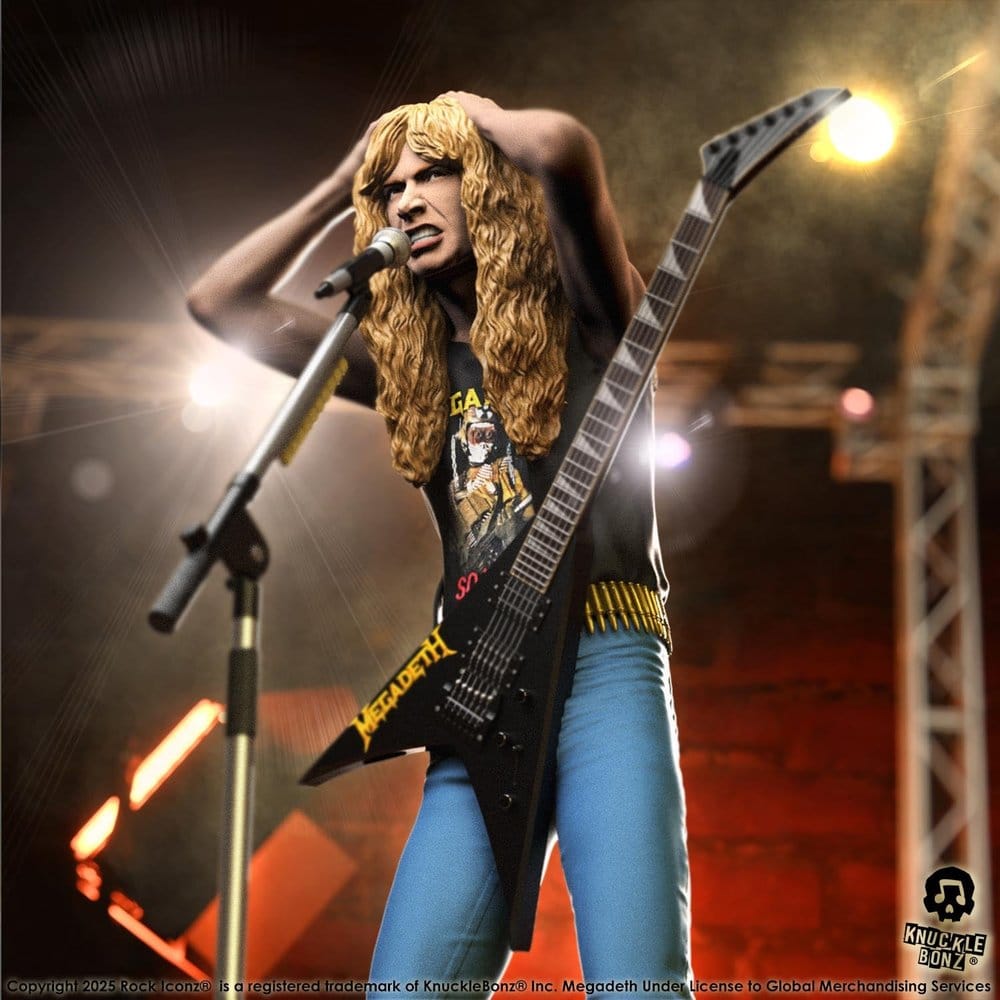 Megadeth Rock Iconz Statuette Dave Mustaine II 22 cm