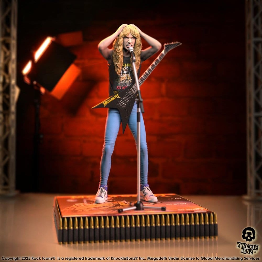 Megadeth Rock Iconz Statuette Dave Mustaine II 22 cm