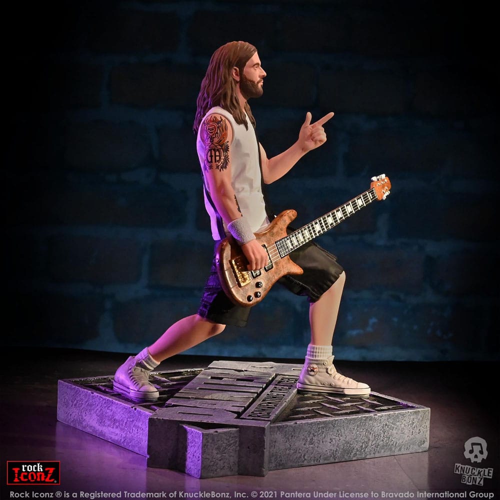 Pantera statuette Rock Iconz Rex Brown (Reinventing the Steel) 22 cm