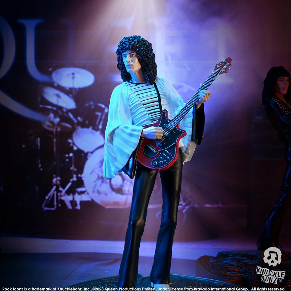 Queen statuette Rock Iconz Brian May II (Sheer Heart Attack Era) 23 cm