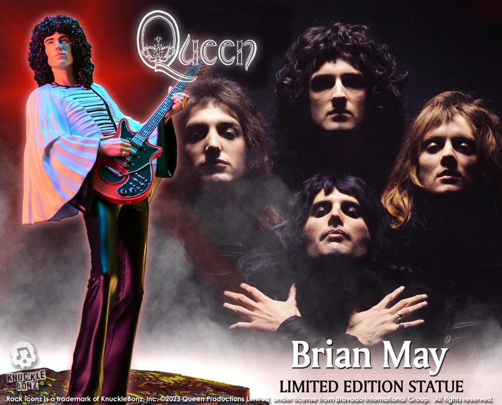 Queen statuette Rock Iconz Brian May II (Sheer Heart Attack Era) 23 cm