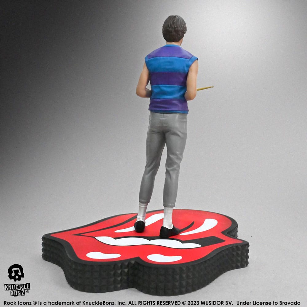 The Rolling Stones statuette Rock Iconz Charlie Watts (Tattoo You Tour 1981) 22 cm