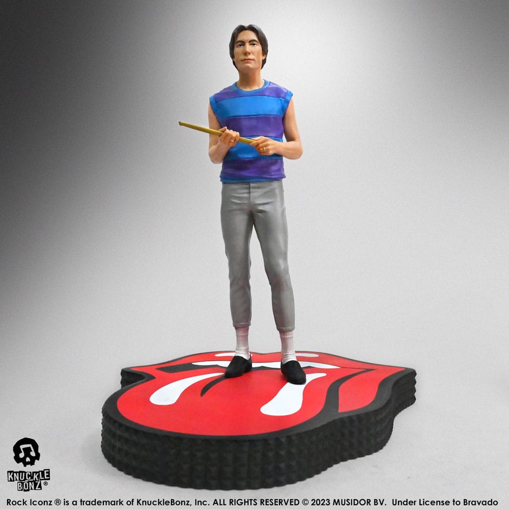The Rolling Stones statuette Rock Iconz Charlie Watts (Tattoo You Tour 1981) 22 cm