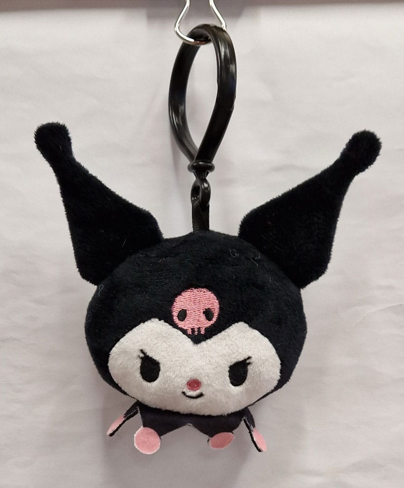 Sanrio porte-clés peluche Kuromi 12 cm