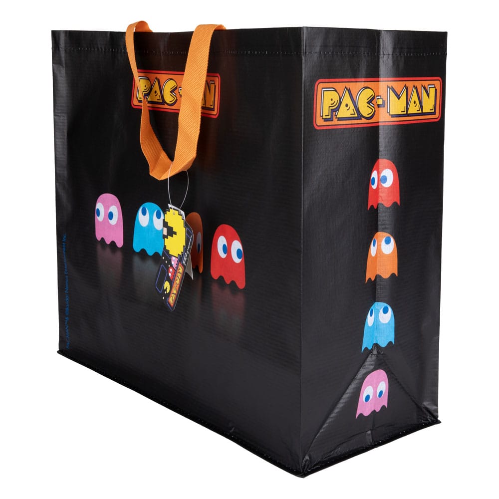 Pac-Man sac shopping Black