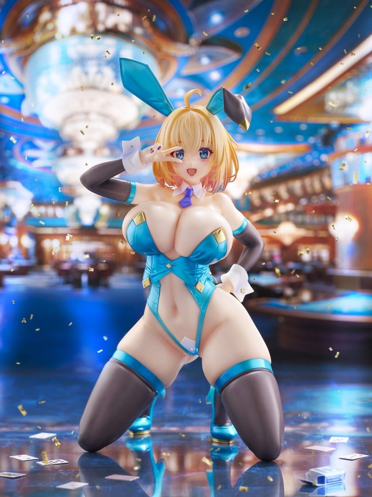 Original Character figurine PVC 1/6 KoiKoi -Sakura- Sophia F. Shirring Blue Bunny Ver. 20 cm
