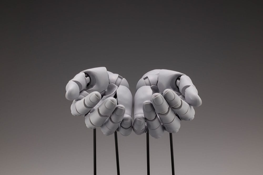 Takahiro Kagami Artist Support Item PVC 1/1 Hand Model/L -Gray- 21 cm