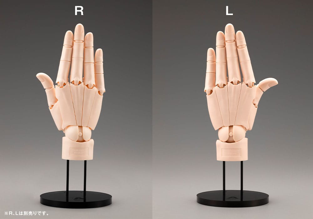 Takahiro Kagami Artist Support Item Hand PVC 1/1 Model/L Pale Orange 21 cm