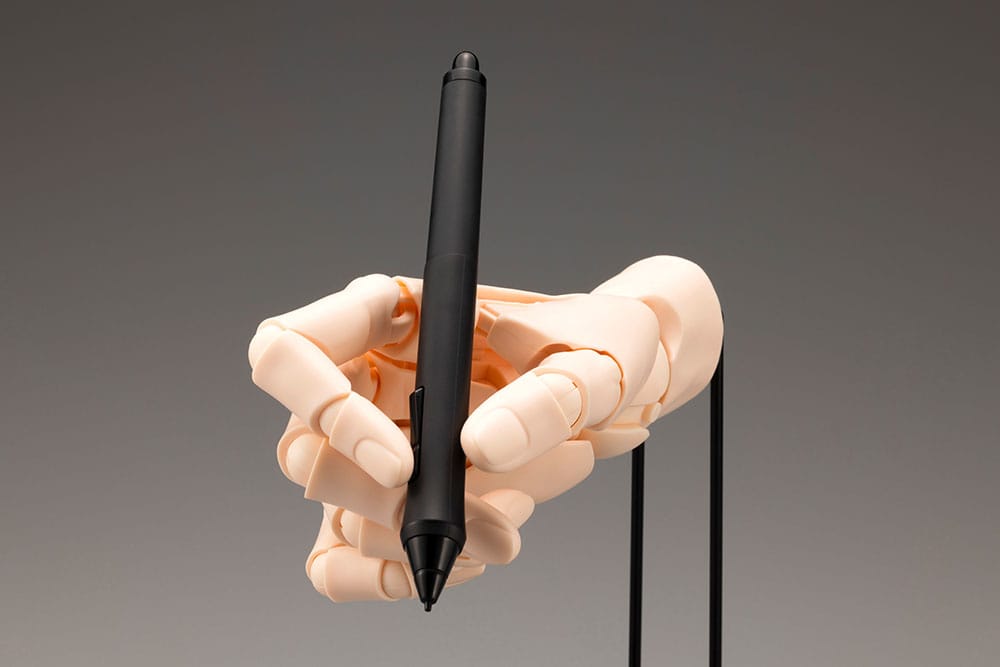 Takahiro Kagami Artist Support Item Hand PVC 1/1 Model/L Pale Orange 21 cm