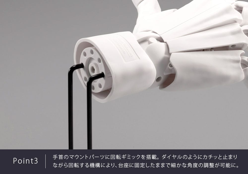 Takahiro Kagami Artist Support Item Hand PVC 1/1 Model Men /L Gray 22 cm