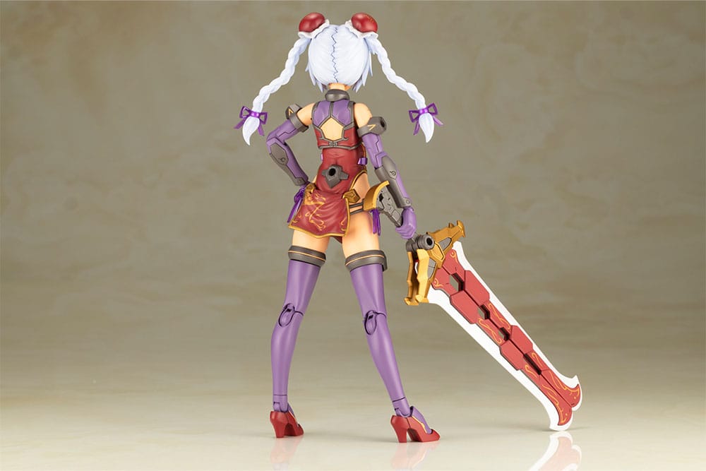 Frame Arms Girl figurine Plastic Model Kit Hresvelgr=Rufus Qipao Ver. 17 cm