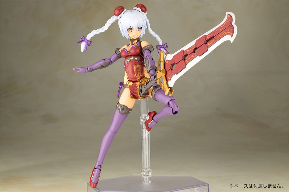 Frame Arms Girl figurine Plastic Model Kit Hresvelgr=Rufus Qipao Ver. 17 cm