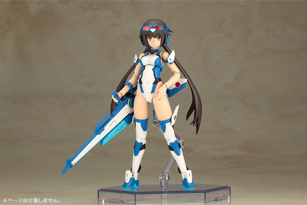 Frame Arms Girl figurine Plastic Model Kit Stylet Swimsuit Blue Impulse Color Ver. 16 cm