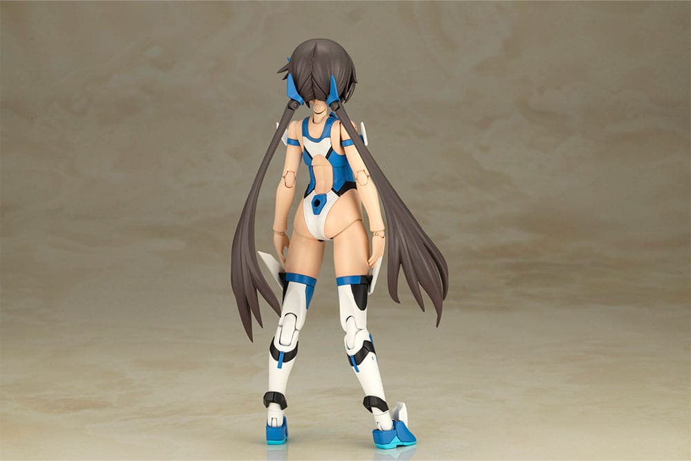 Frame Arms Girl figurine Plastic Model Kit Stylet Swimsuit Blue Impulse Color Ver. 16 cm