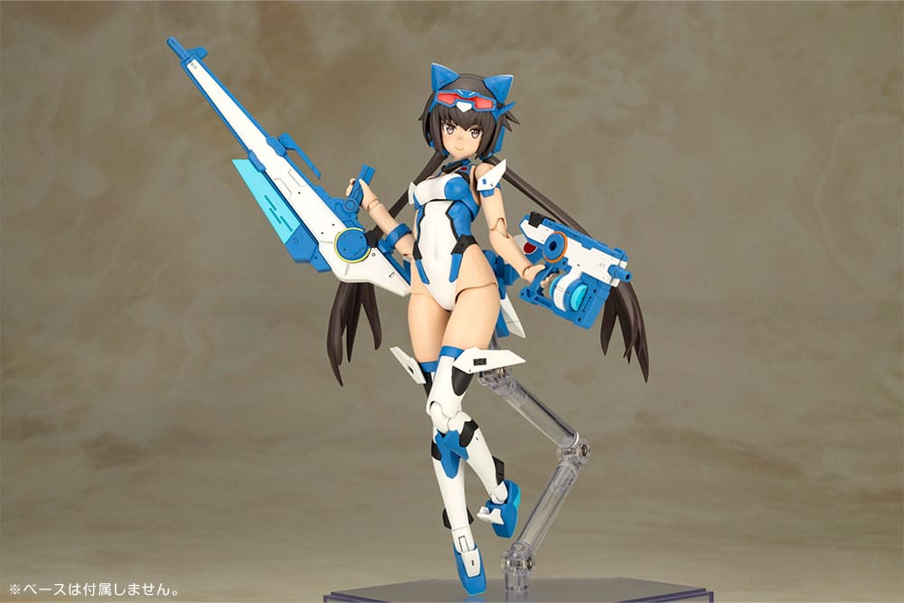 Frame Arms Girl figurine Plastic Model Kit Stylet Swimsuit Blue Impulse Color Ver. 16 cm