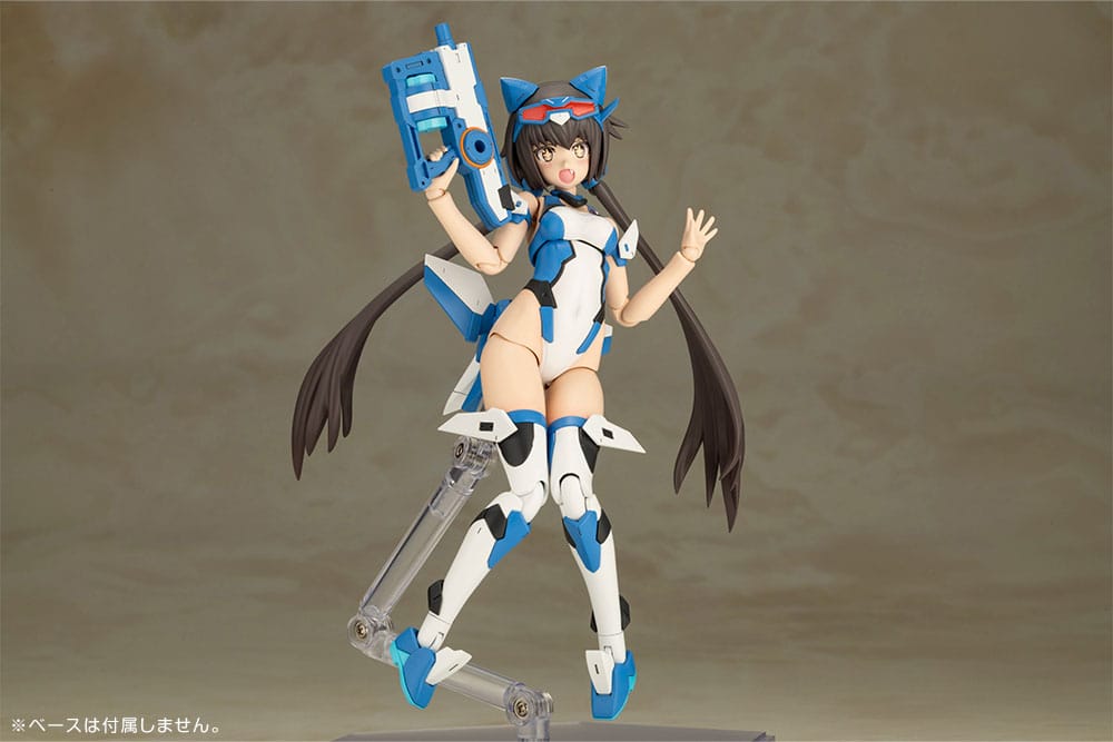 Frame Arms Girl figurine Plastic Model Kit Stylet Swimsuit Blue Impulse Color Ver. 16 cm
