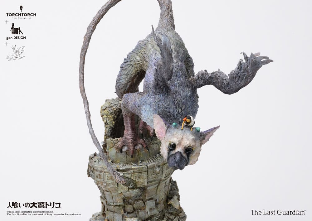 The Last Guardian Statue d'Art Trico par Akishi Ueda 50 cm