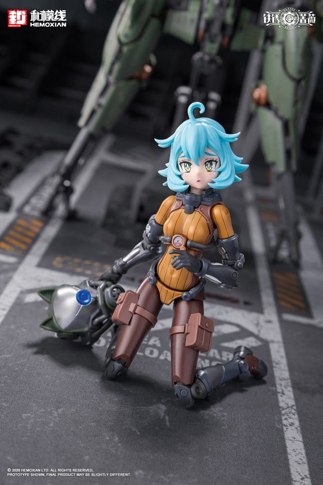 Rusted Brier Plastic Model Kit 1/12 Rhande Koskinen & RTP-10A cutting edge V-HS Tactical Fighter 20 cm