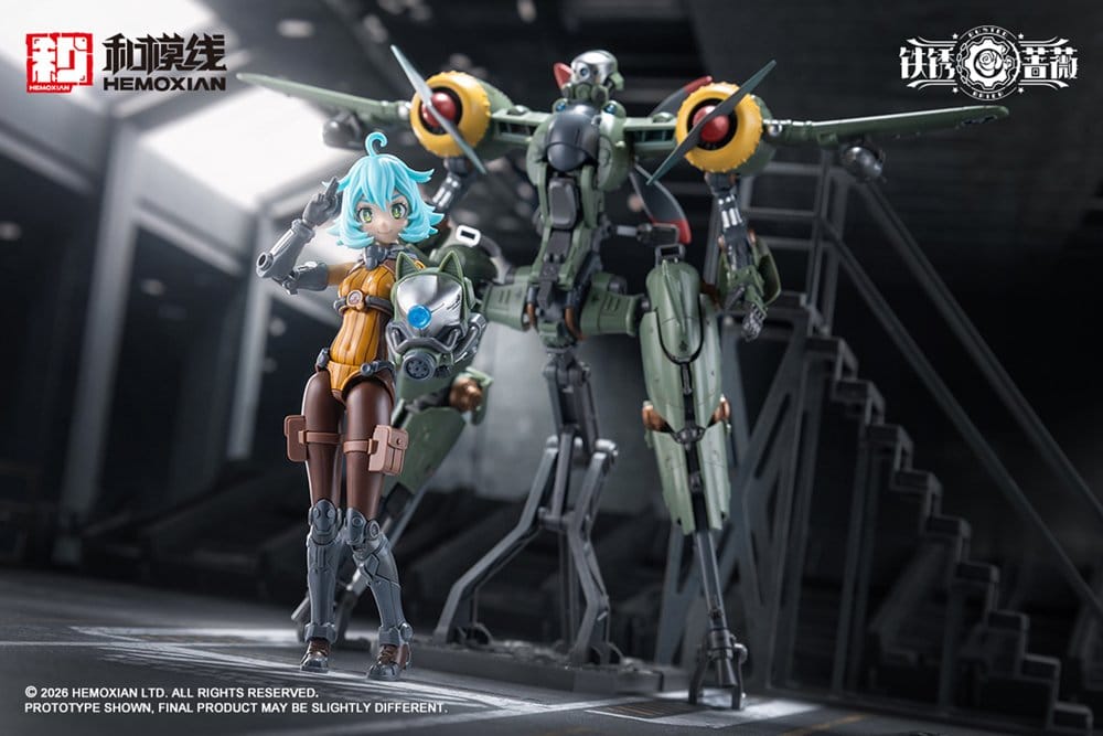 Rusted Brier Plastic Model Kit 1/12 Rhande Koskinen & RTP-10A cutting edge V-HS Tactical Fighter 20 cm